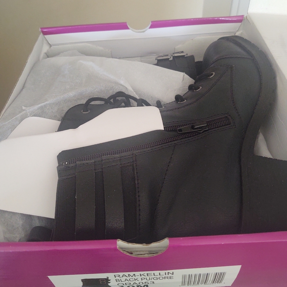Never worn Rampage Ram-Kellin Black Boots 10M
